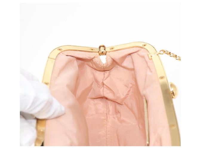 LOUIS VUITTON Pochette Omoniere Satin Multicolore Bianca M92060 LV Auth 134363SAV Bianco - vista 21