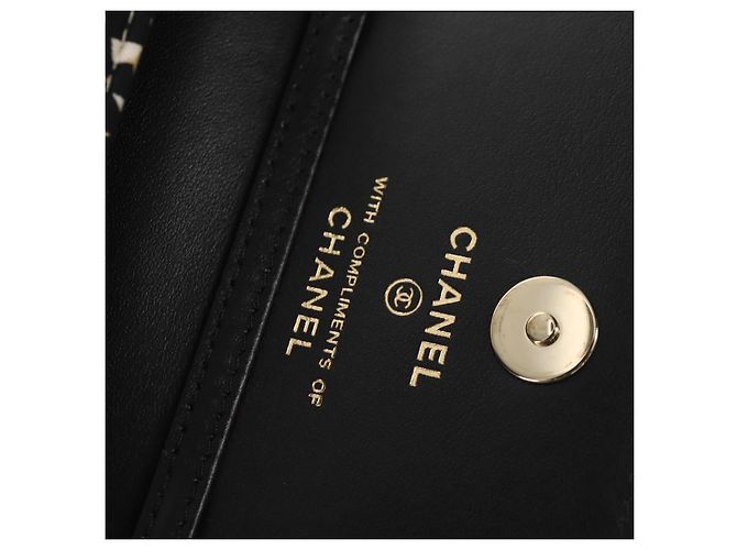 CHANEL Borsa a Spalla Matelassé con Catena Nylon Marrone Oro CC Auth 144002M D'oro - vista 20