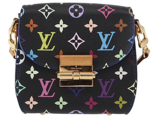LOUIS VUITTON Multicolor Heart Breaker Schultertasche Schwarz M40659 Auth 134366SAV - Ansicht 13