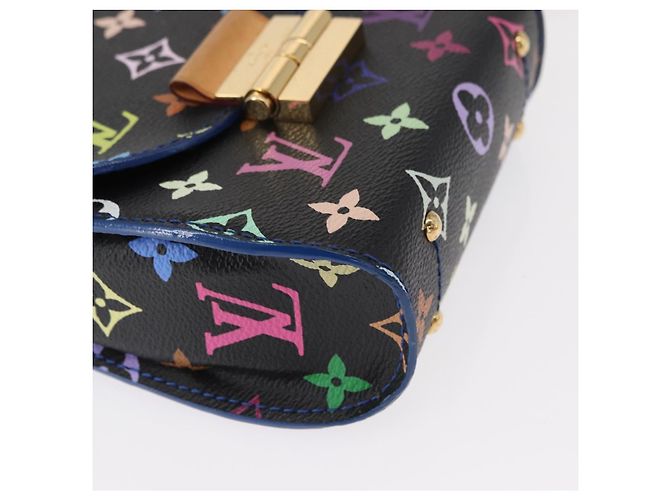LOUIS VUITTON Multicolor Heart Breaker Schultertasche Schwarz M40659 Auth 134366SAV - Ansicht 15