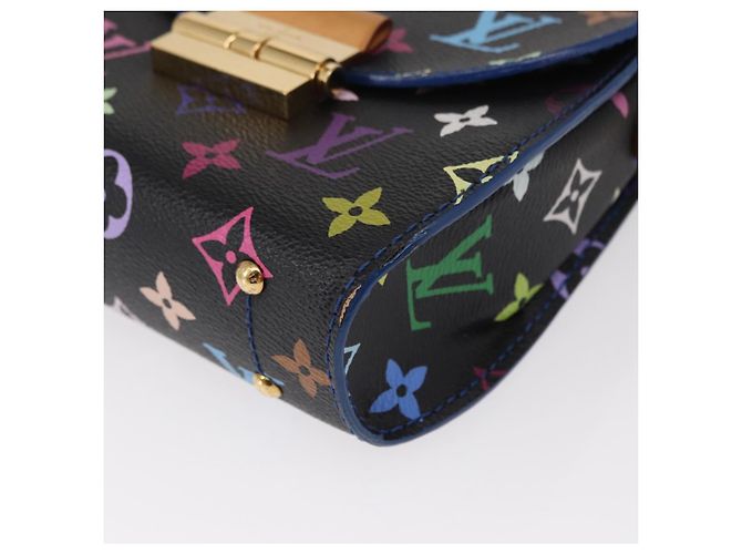 LOUIS VUITTON Multicolor Heart Breaker Schultertasche Schwarz M40659 Auth 134366SAV - Ansicht 16