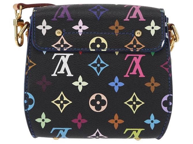LOUIS VUITTON Multicolor Heart Breaker Schultertasche Schwarz M40659 Auth 134366SAV - Ansicht 2