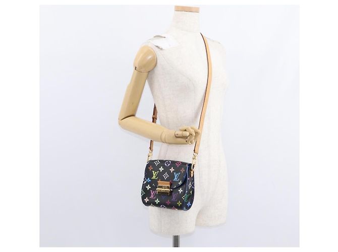 LOUIS VUITTON Multicolor Heart Breaker Schultertasche Schwarz M40659 Auth 134366SAV - Ansicht 25