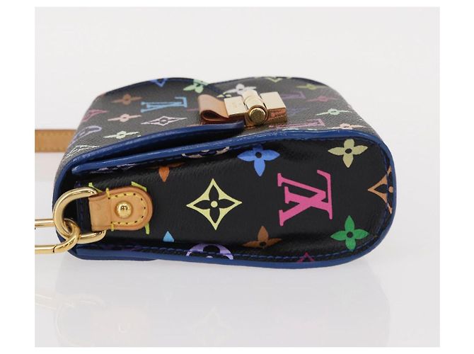 LOUIS VUITTON Multicolor Heart Breaker Schultertasche Schwarz M40659 Auth 134366SAV - Ansicht 4