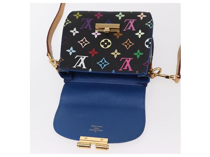 LOUIS VUITTON Multicolor Heart Breaker Schultertasche Schwarz M40659 Auth 134366SAV - Ansicht 9