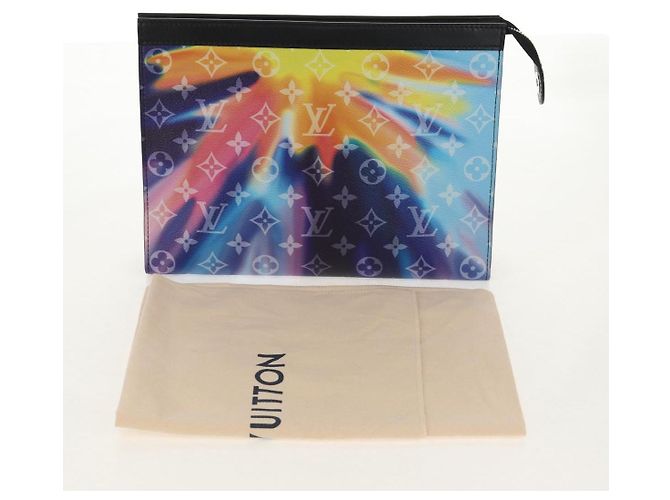 LOUIS VUITTON Pochette Voyage MM Monogram Sunset Borsa Clutch M45941 Auth BA7937SAM Monogramma - vista 12