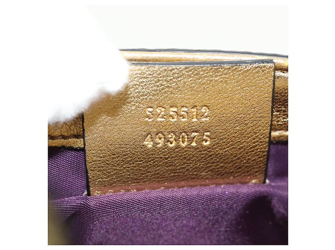Borsa a mano in pelle GUCCI Argento Auth 153926SAM - vista 11