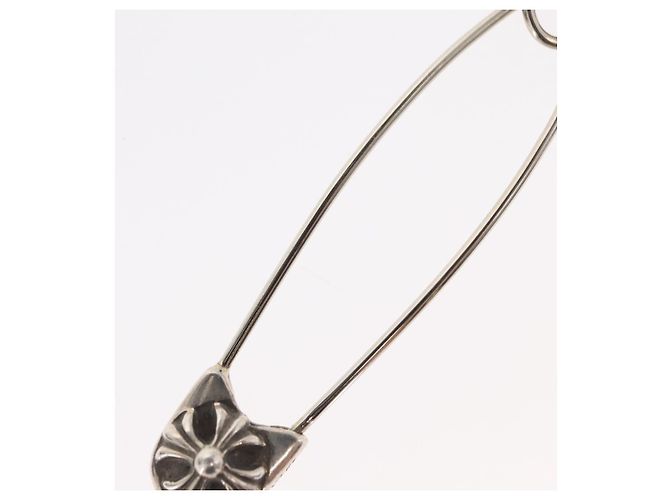 Chrome Hearts CH Plus Grande Spilla da Cravatta di Sicurezza Ag925 Argento Auth 143054SAM - vista 5