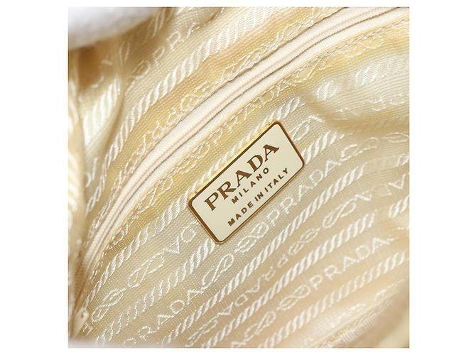 Borsa a Spalla in Pelle PRADA Oro Auth 156454SAV D'oro - vista 19