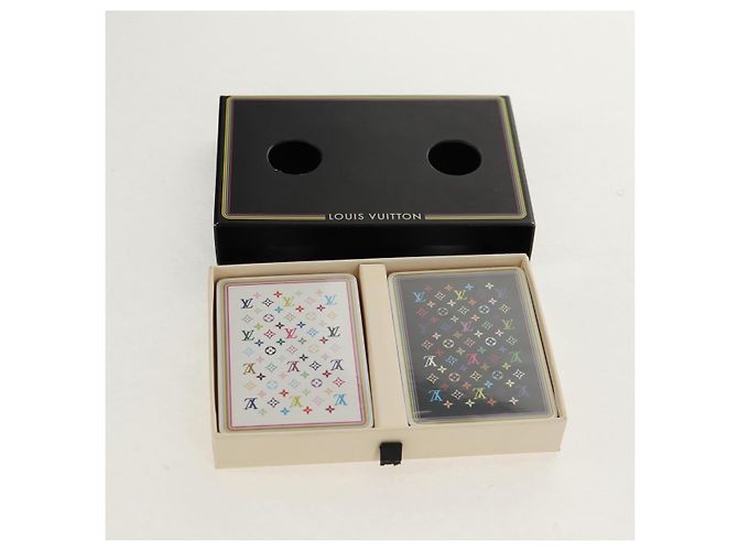 LOUIS VUITTON Multicolor Playing Cards Black White LV Auth 155330SAM - view 10