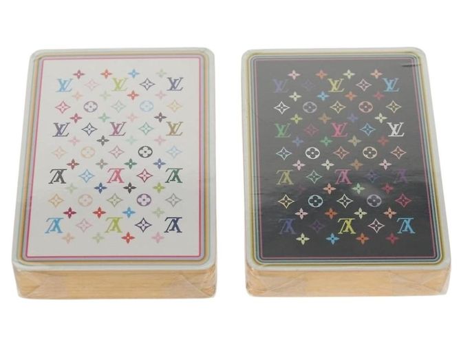 LOUIS VUITTON Multicolor Playing Cards Black White LV Auth 155330SAM - view 2