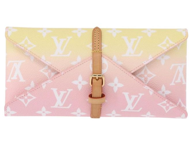 LOUIS VUITTON Pochette Etoui 6 Cannucce Monogram Rosa GI0621 LV Auth 156366SM - vista 13