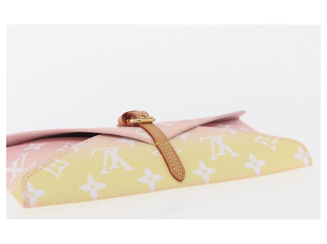 LOUIS VUITTON Pochette Etoui 6 Cannucce Monogram Rosa GI0621 LV Auth 156366SM - vista 6