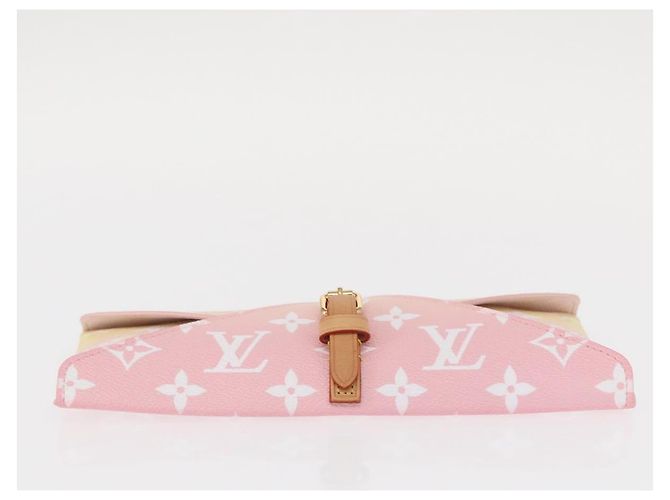 LOUIS VUITTON Pochette Etoui 6 Cannucce Monogram Rosa GI0621 LV Auth 156366SM - vista 7