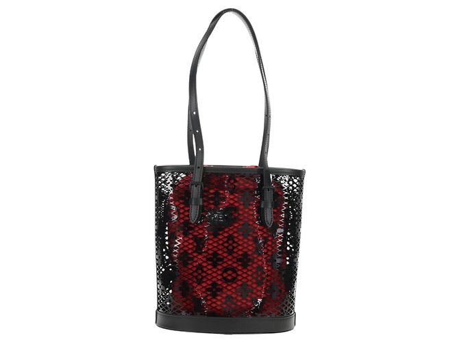 LOUIS VUITTON Borsa a Spalla Monogram Lace Bucket PM Nera M20352 LV Auth BA8977SAM Nero Monogramma - vista 13