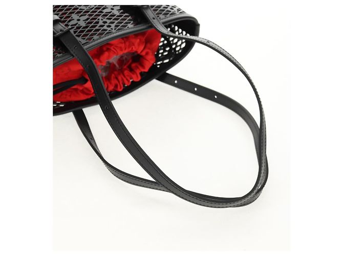 LOUIS VUITTON Borsa a Spalla Monogram Lace Bucket PM Nera M20352 LV Auth BA8977SAM Nero Monogramma - vista 7