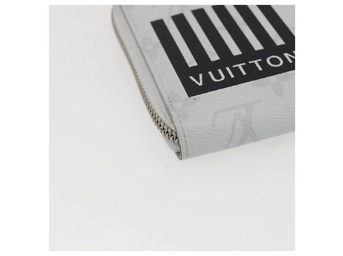 Zippy Organizer Geldbörse Monogram Logo Story LOUIS VUITTON M67824 LV Auth 148549SAM Weiß Monogramm - Ansicht 16