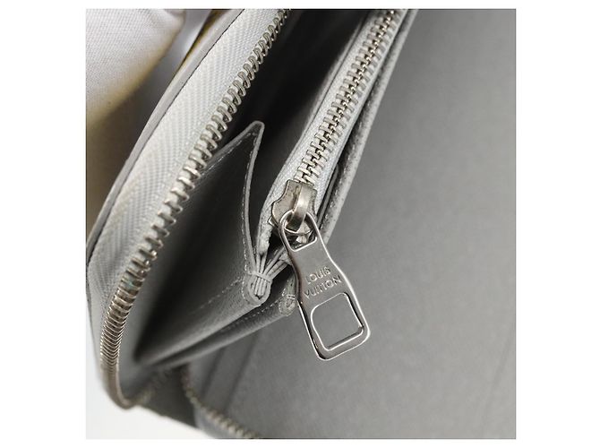 Zippy Organizer Geldbörse Monogram Logo Story LOUIS VUITTON M67824 LV Auth 148549SAM Weiß Monogramm - Ansicht 17