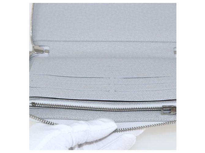 Zippy Organizer Geldbörse Monogram Logo Story LOUIS VUITTON M67824 LV Auth 148549SAM Weiß Monogramm - Ansicht 22