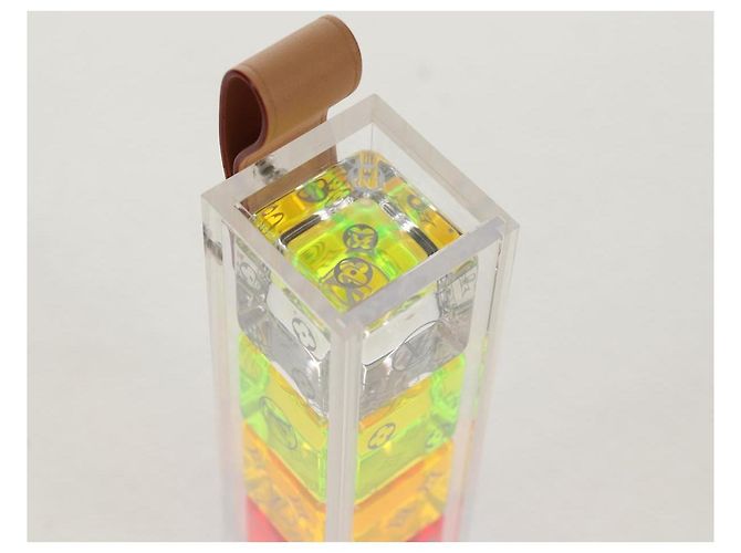 LOUIS VUITTON Etui Desteve plastic Clear GI0411 LV Auth 157969SM - view 5