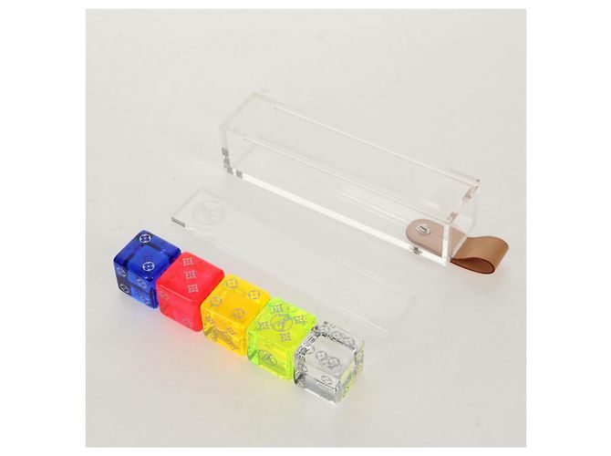 LOUIS VUITTON Etui Desteve plastic Clear GI0411 LV Auth 157969SM - view 9