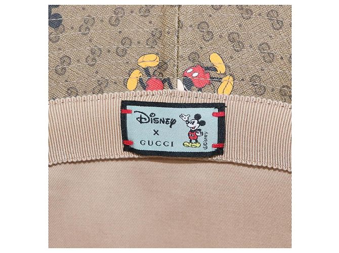 GUCCI Micro GG Supreme Disney Hut PVC Größe M Beige 602978 Auth am10313SAM - Ansicht 14