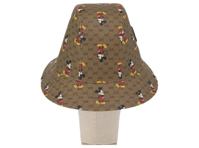 GUCCI Micro GG Supreme Disney Hut PVC Größe M Beige 602978 Auth am10313SAM - Ansicht 2