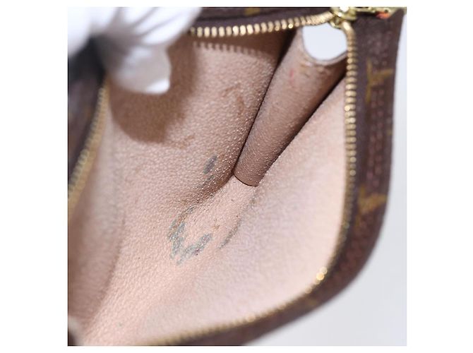 Bucket LOUIS VUITTON Monogramma Secchiello PM Pochette Accessorio LV Auth ar13831 - vista 16
