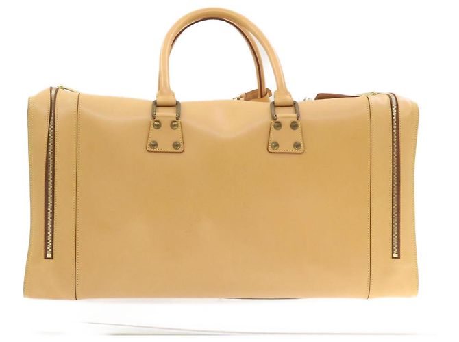 LOUIS VUITTON Borsa da Viaggio Boston Nomad Ordine Speciale Beige LV Auth 22115SV - vista 4