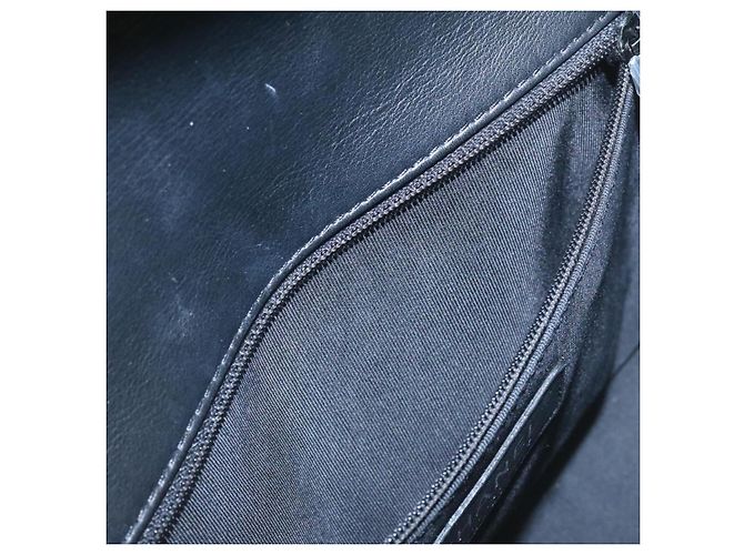 CHANEL Matelassé Boy Chanel Borsa a Spalla con Catena in Pelle di Agnello Nera CC Auth 29190SAM Nero - vista 22