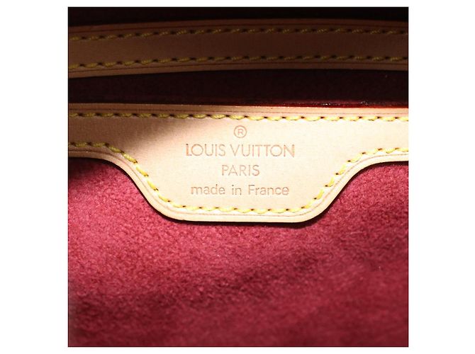 LOUIS VUITTON Borsa Reporter PM in Pelle Nomade SPO Beige LV Auth ai626SAV - vista 19