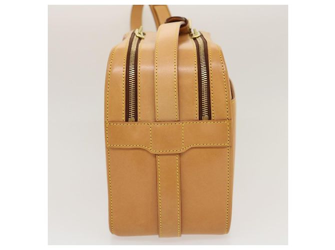 LOUIS VUITTON Borsa Reporter PM in Pelle Nomade SPO Beige LV Auth ai626SAV - vista 4