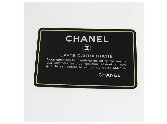 CHANEL Borsa a Mano in Pelle di Agnello Blu CC Auth hk455SAV - vista 12
