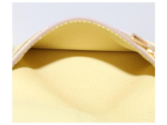 Hermès Portafoglio compatto HERMES Bearn Epsom Giallo Auth 45049SM - vista 21