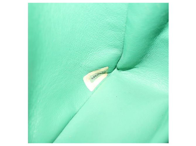 CHANEL Borsa a Mano in Camoscio Verde CC Auth 68731SAV - view 12