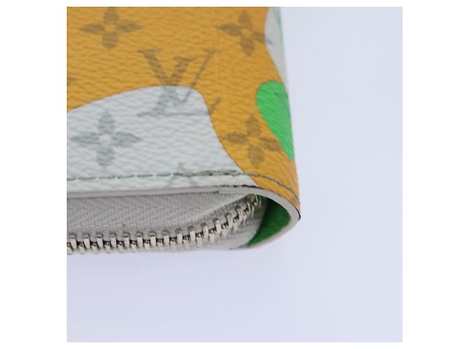 LOUIS VUITTON Monogram LV Portrait Zippy Vertical Wallet M82590 LV Auth 92757SAM White - view 16