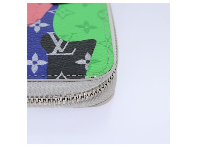 LOUIS VUITTON Monogram LV Portrait Zippy Vertical Wallet M82590 LV Auth 92757SAM White - view 7