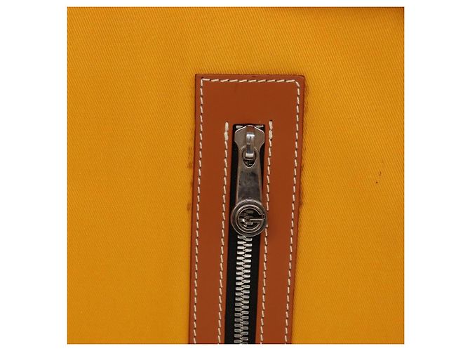 Maleta GOYARD Herringbone Trolley PM en PVCCanvas marrón Auth mr552SAM Castaño - vista 22