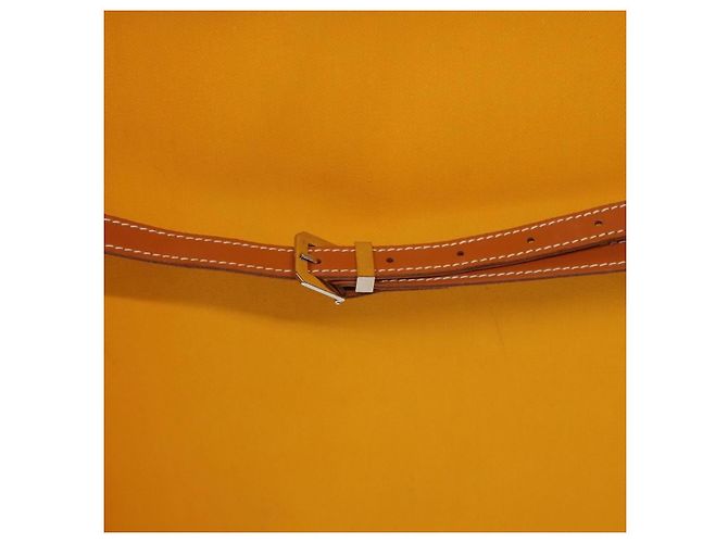 Maleta GOYARD Herringbone Trolley PM en PVCCanvas marrón Auth mr552SAM Castaño - vista 24