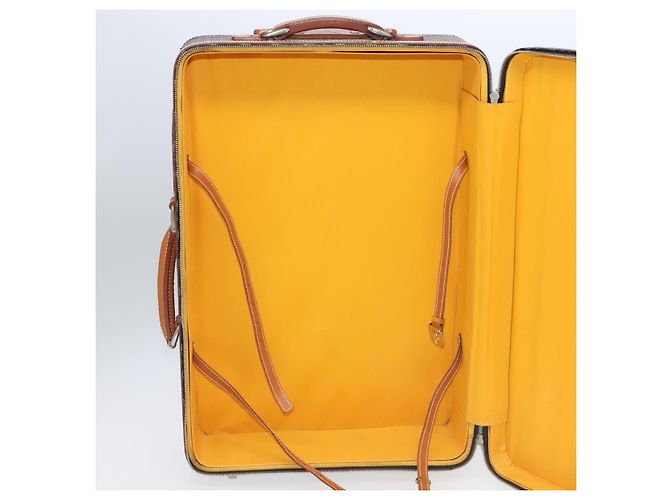 Maleta GOYARD Herringbone Trolley PM en PVCCanvas marrón Auth mr552SAM Castaño - vista 25