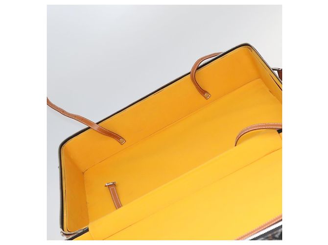 Maleta GOYARD Herringbone Trolley PM en PVCCanvas marrón Auth mr552SAM Castaño - vista 27