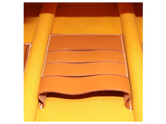 Maleta GOYARD Herringbone Trolley PM en PVCCanvas marrón Auth mr552SAM Castaño - vista 30