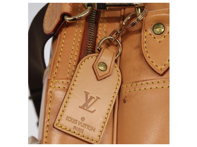 LOUIS VUITTON Borsa a Spalla Nomad Reporter GM SPO Beige LV Auth 96049SAV - vista 8