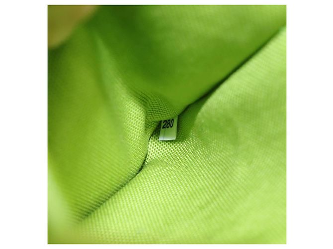 Borsa a Spalla PRADA in Tela Argento Verde Auth 102538SAV - vista 11