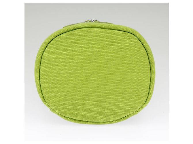 Borsa a Spalla PRADA in Tela Argento Verde Auth 102538SAV - vista 6