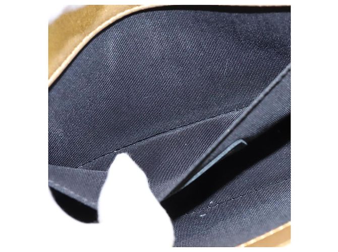 CHANEL Borsa a Spalla Boy Chanel Matelassé Catena Patente Oro CC Auth 106721SAM D'oro - vista 21
