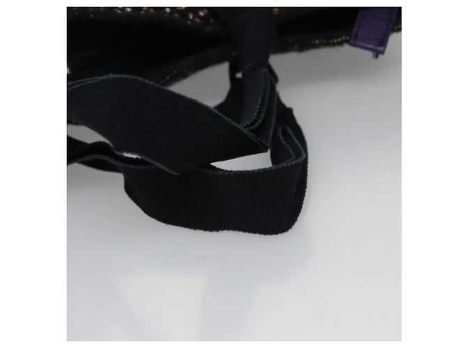 PRADA Borsa a mano in lana pelle viola argento Auth bs20846A Porpora - vista 7