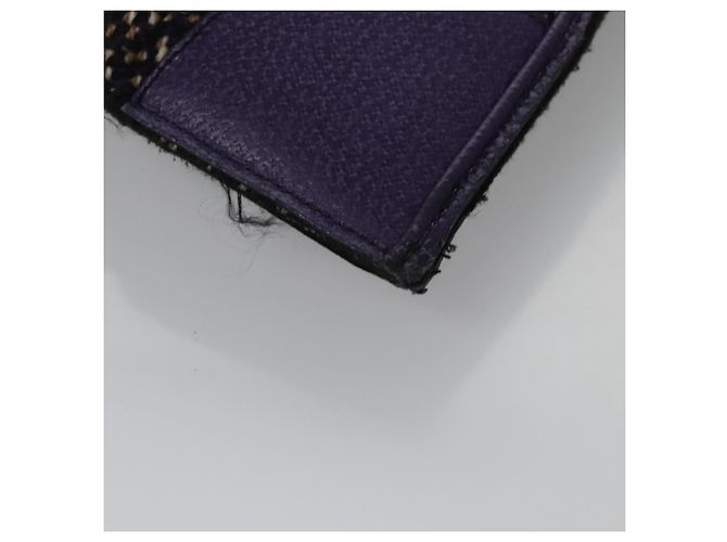 PRADA Borsa a mano in lana pelle viola argento Auth bs20846A Porpora - vista 9