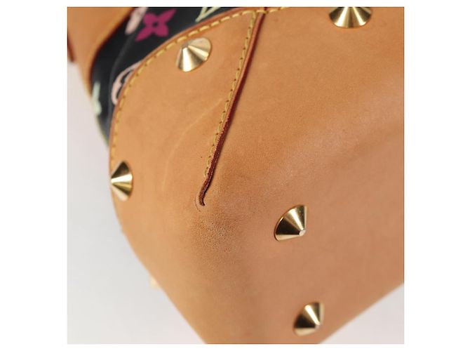 LOUIS VUITTON Bolso de Mano Judy MM Monograma Multicolor 2Way M40256 LV Auth 121498M Negro - vista 16