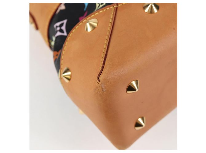 LOUIS VUITTON Bolso de Mano Judy MM Monograma Multicolor 2Way M40256 LV Auth 121498M Negro - vista 18